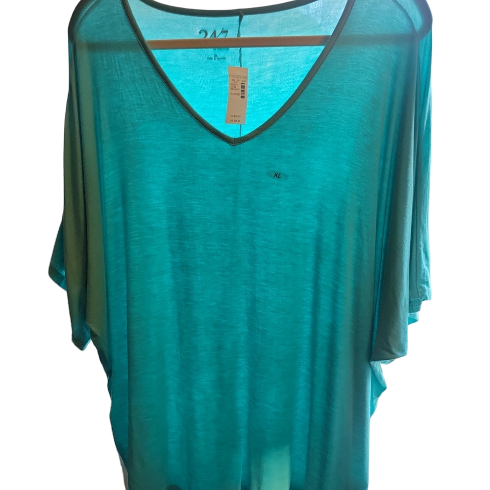 Maurices Shirt Turquoise